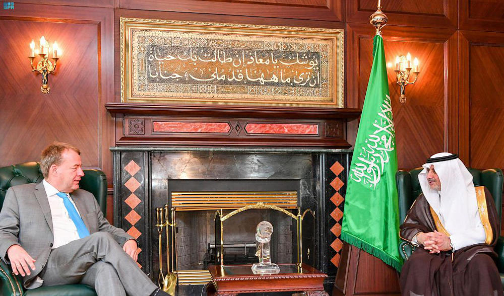 Tabuk Governor Receives German Ambassador Arab News