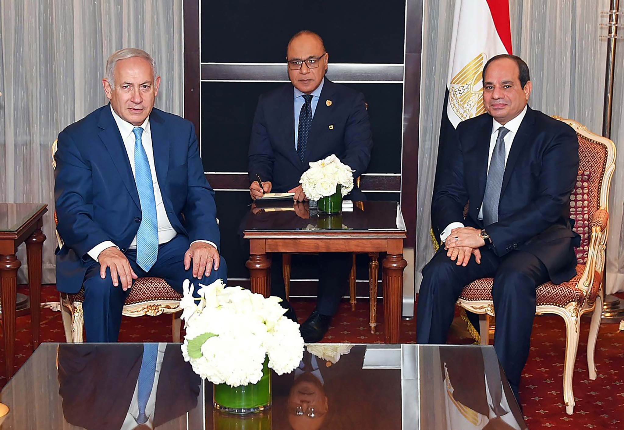 Israel's Netanyahu and Egypt's El-Sisi discuss Gaza ceasefire, gas