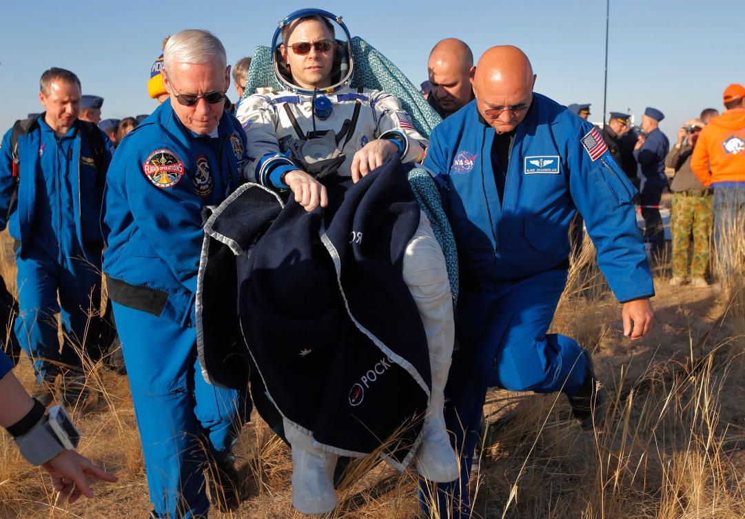 Hazza Al-Mansoori returns to Earth after historic UAE space mission ...