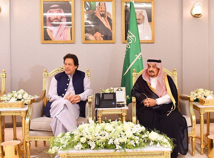 Saudi king, crown prince meet Pakistan's PM Imran Khan | Arab News