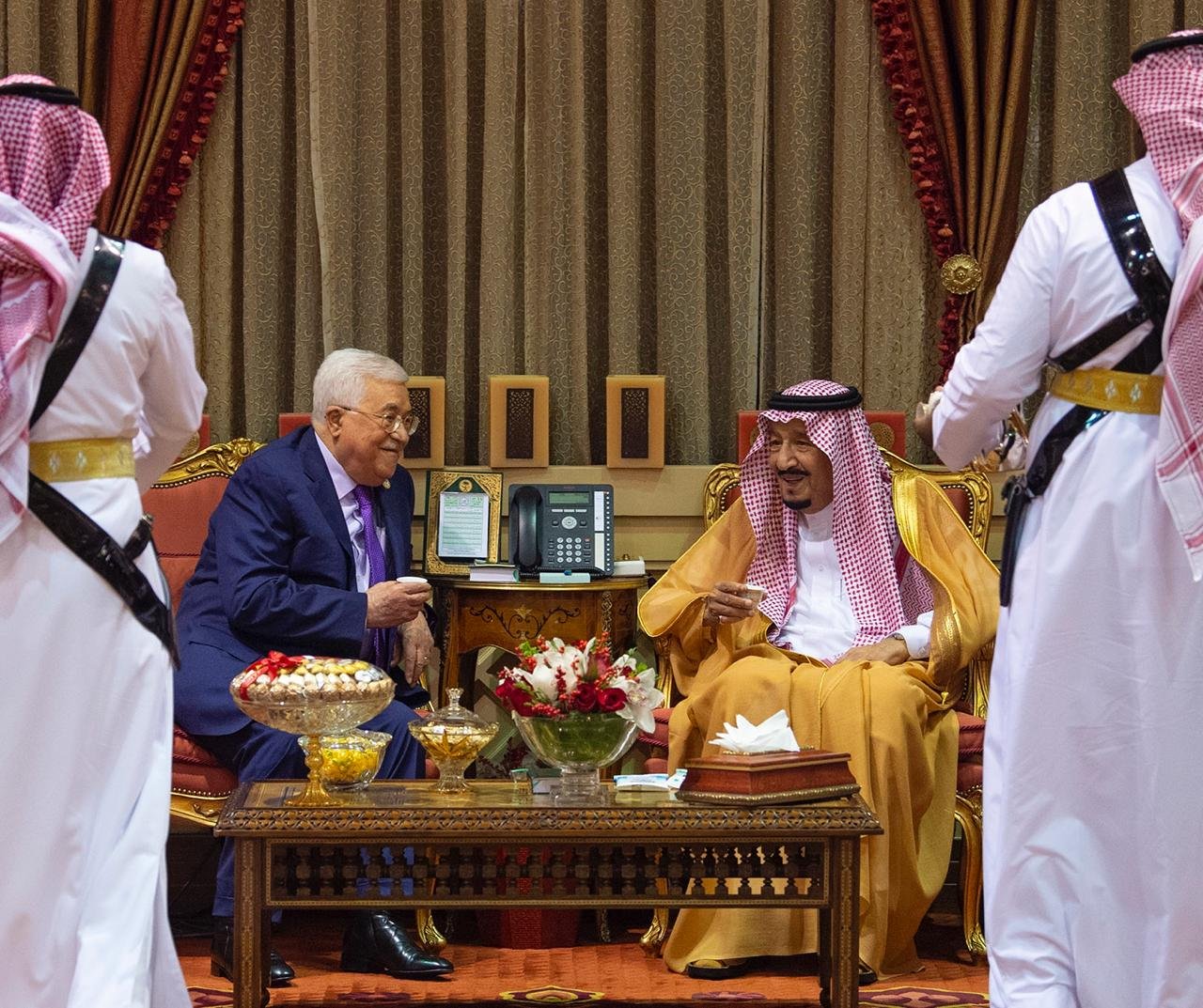 Saudi Arabia’s King Salman meets Palestinian President Abbas | Arab News