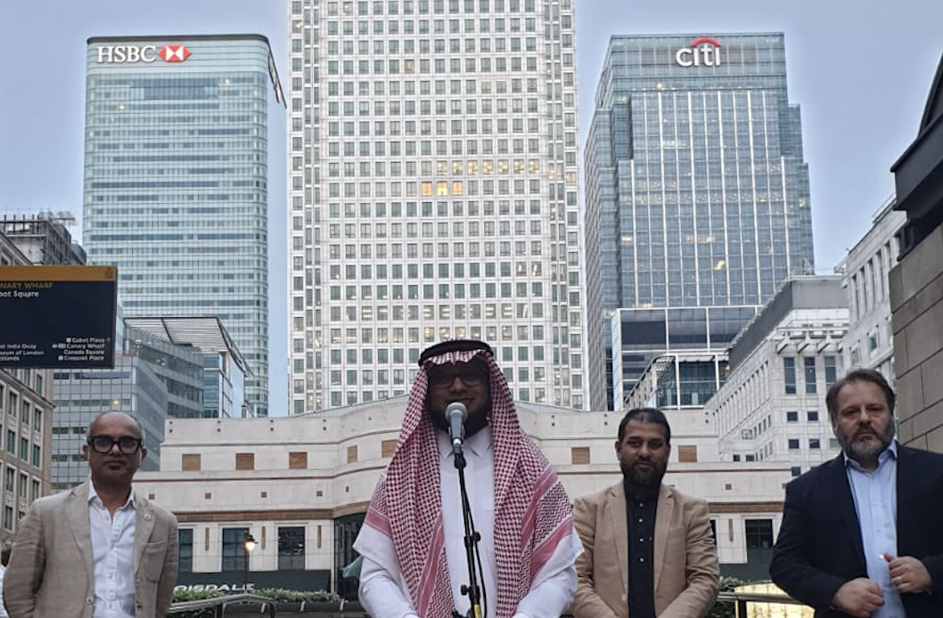 British Muslim Entrepreneur Felt So Privileged After Performing Call To Prayer In London S Canary Wharf Arab News