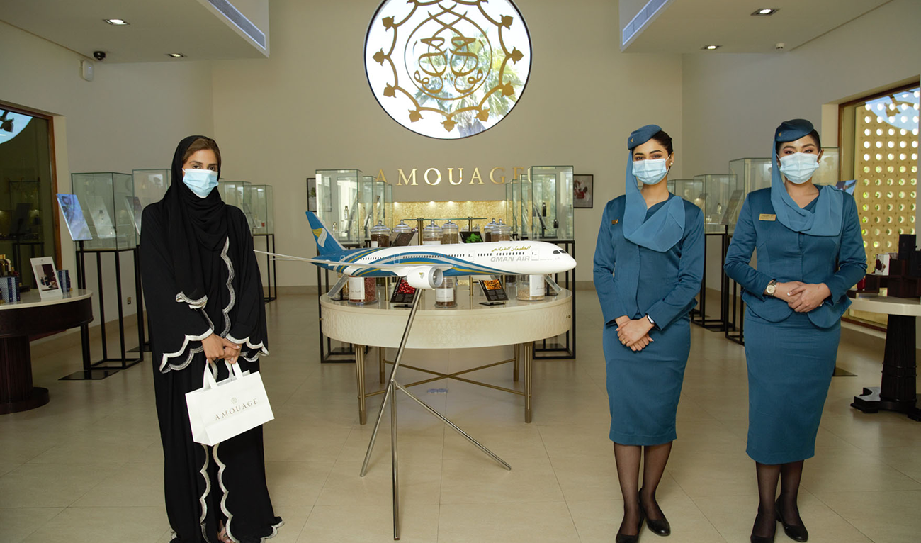 oman air amouage join hands to honor women arab news oman air amouage join hands to honor