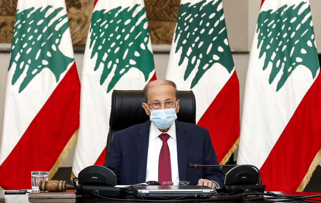 Deputies in the Lebanese Parliament have accused President Michel Aoun of acting “as a party, not as a president entrusted with the constitution.” (AFP/File Photo)