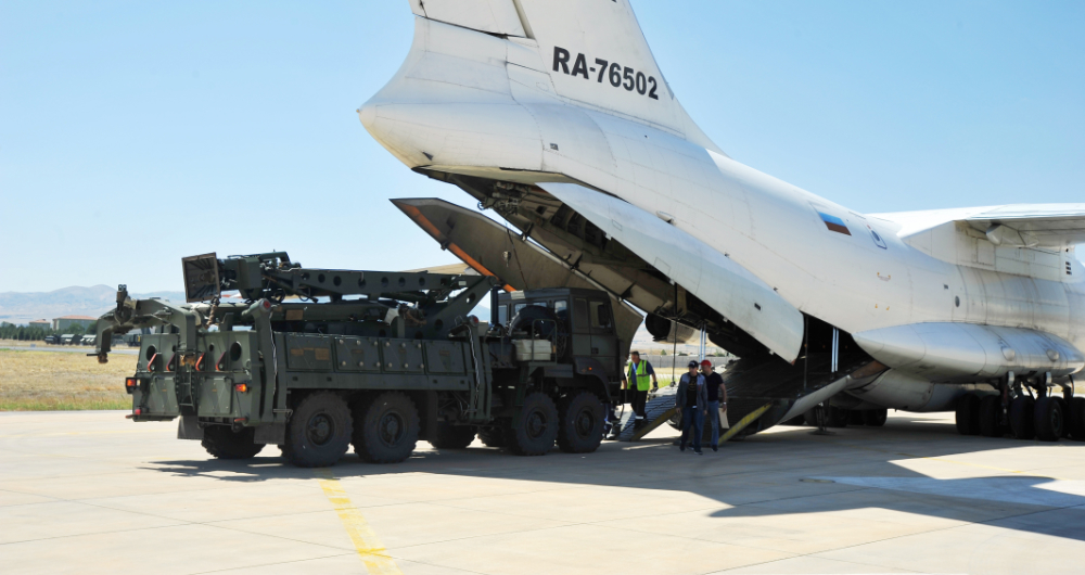 Turkey’s S-400 system was installed last year. (AFP/File)