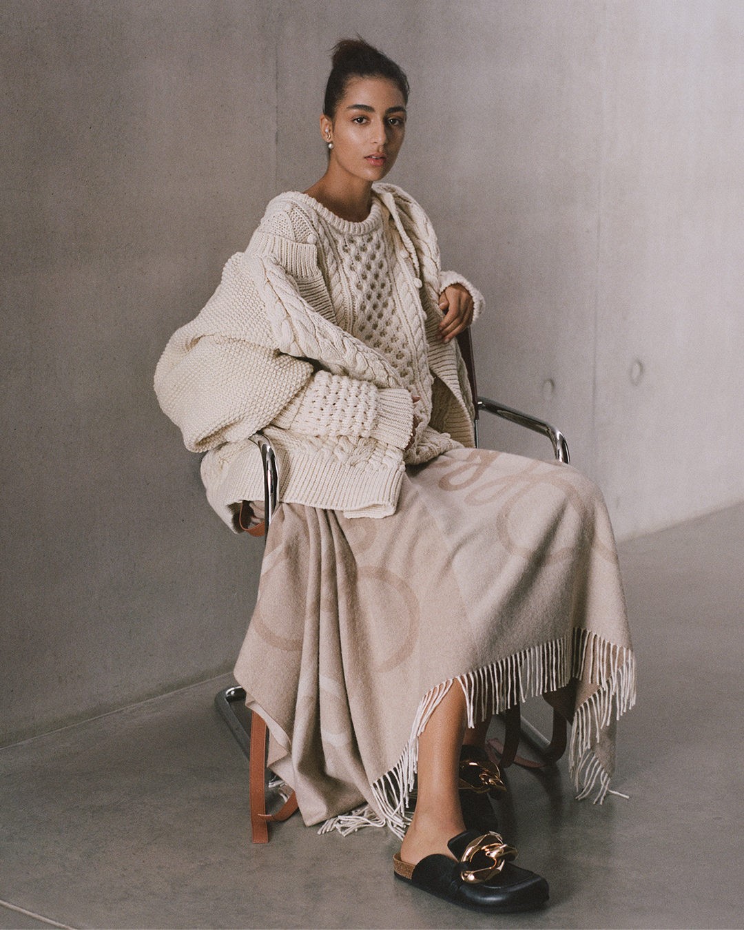 Nora Attal stars in Net-a-Porter’s Spring 2021 campaign. Supplied