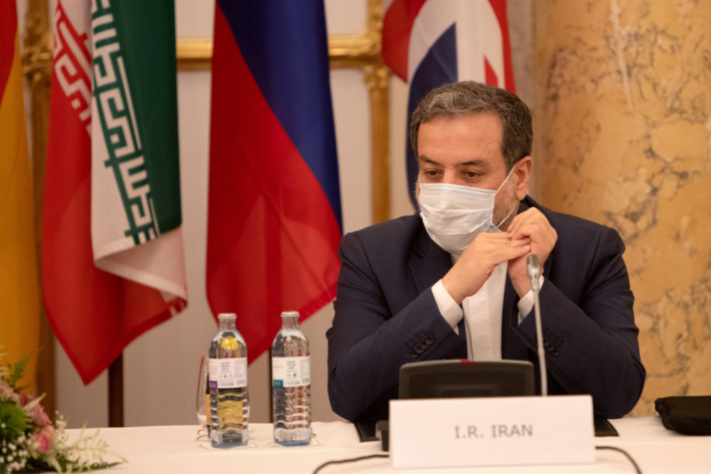 Iran's top nuclear negotiator Abbas Araqchi attends a meeting of the JCPOA Joint Commission in Vienna, Austria, September 1, 2020. (European Commission EbS - EEAS/Handout via REUTERS) 