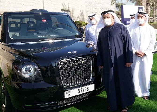 Aptly called “London taxi,” the vehicle launched in February and is being trialled at Dubai International Airport. (Dubai Media Office)