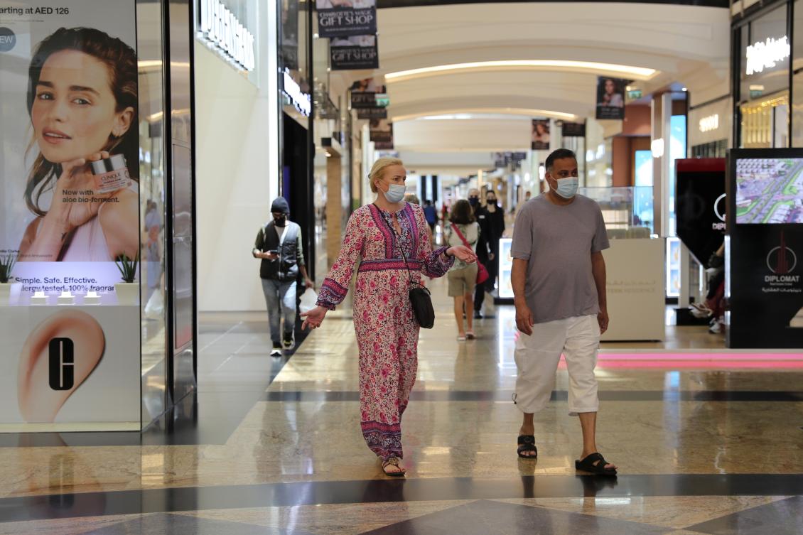 The retail scene is looking up in Dubai. (AP)