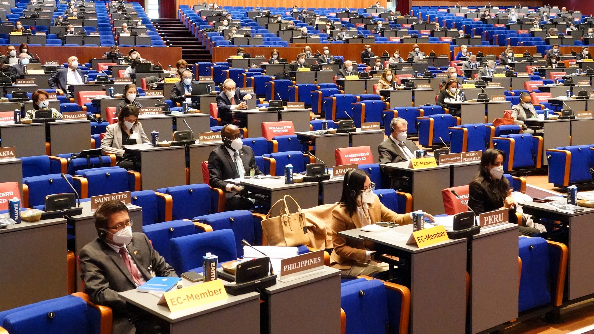 The Organization for the Prohibition of Chemical Weapons (OPCW) held the 25th Session of the Conference of the States Parties in The Hague, Netherlands. (Twitter/@OPCW)