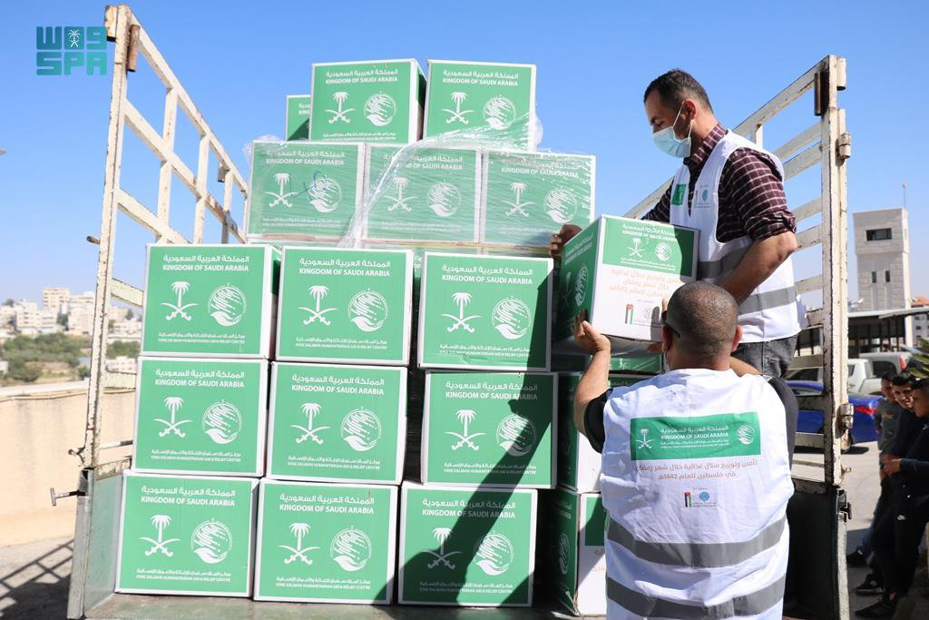 KSrelief has spent a total of $363 million projects on aid projects in Palestine. (SPA)