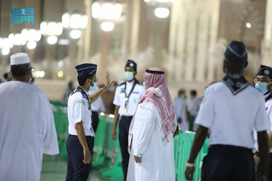 The General Presidency for the Affairs of the Two Holy Mosques said they are working in joint cooperation around the clock. (SPA) 