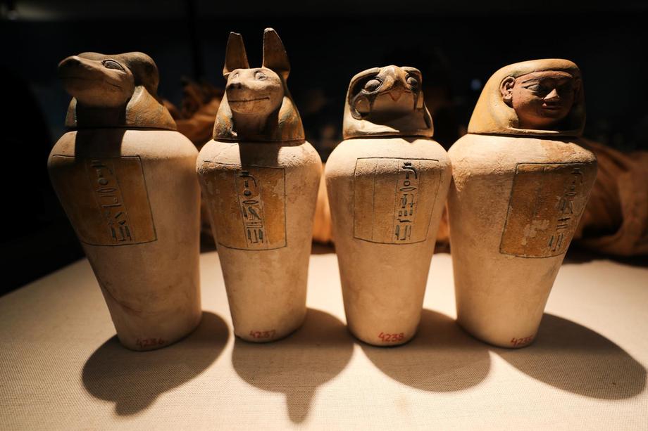 The two museums display an extensive collection spanning nearly all eras of Egyptian civilization. (Reuters)