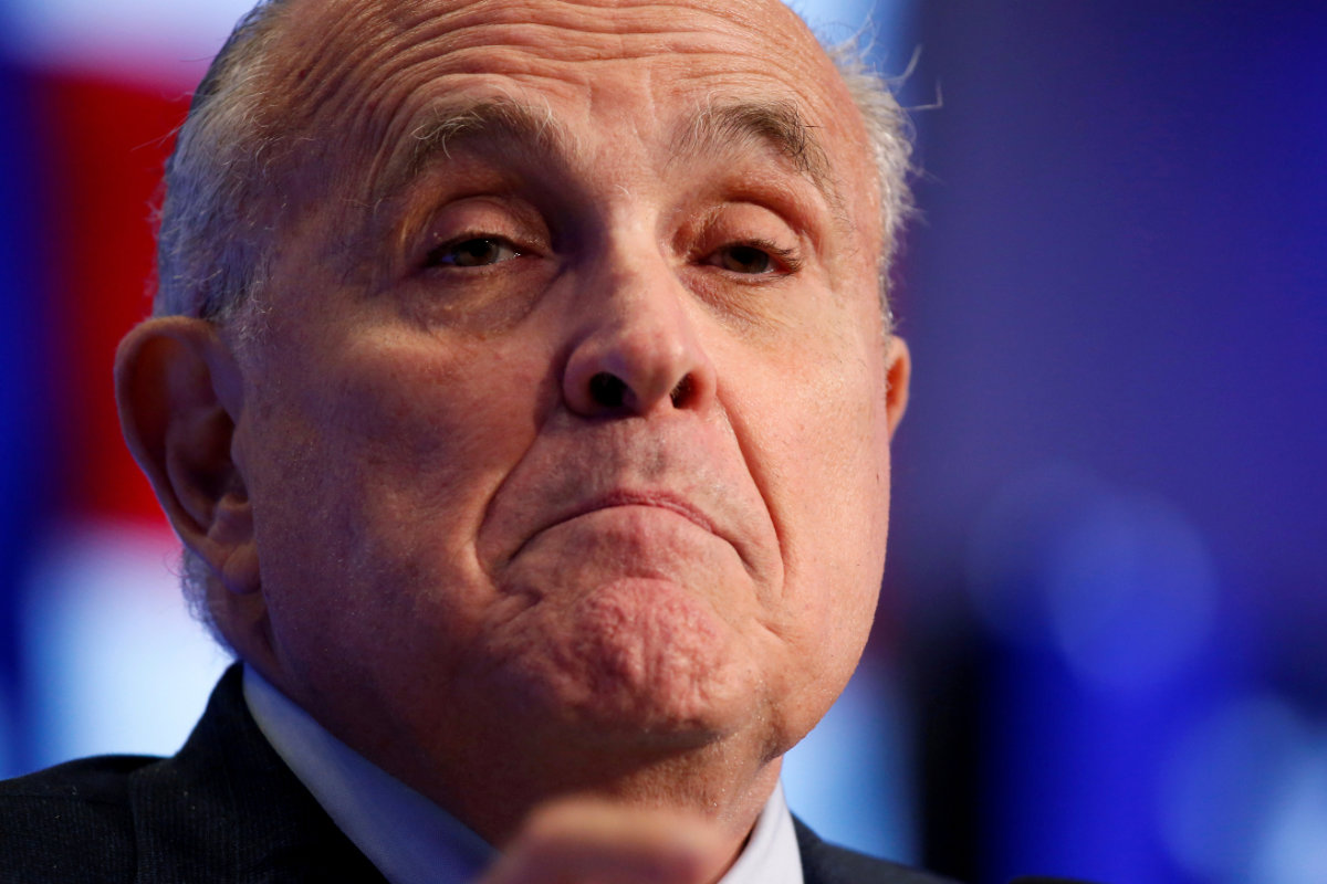 Former New York Mayor and Donald Trump lawyer Rudy Giuliani. (REUTERS/File Photo)