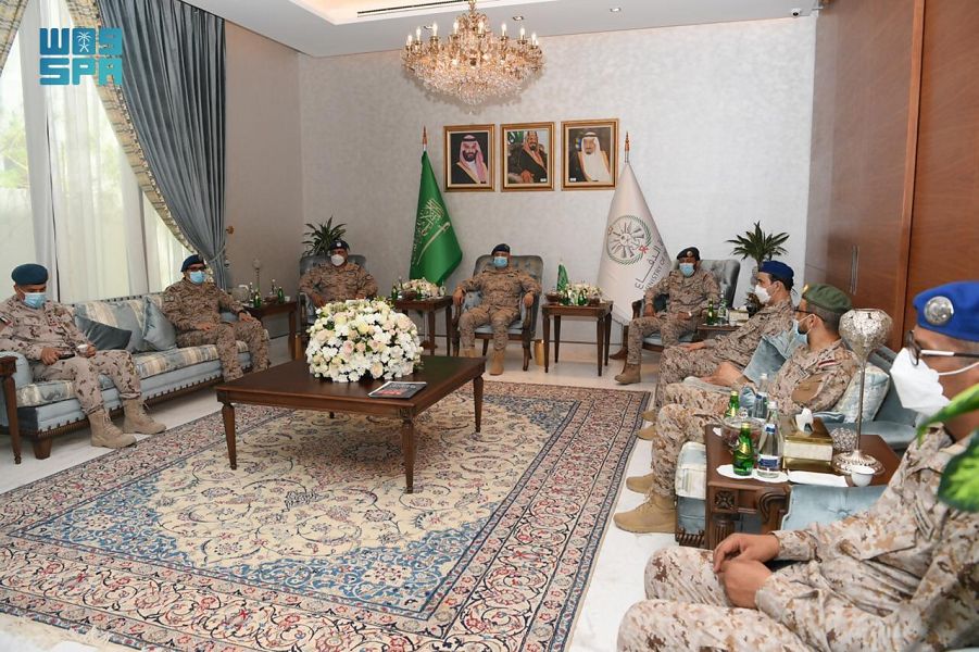 Saudi Arabia’s Chief of the General Staff Gen. Fayyad bin Hamed Al-Ruwaili opens new Military Attache headquarters in the UAE capital, Abu Dhabi. (SPA)