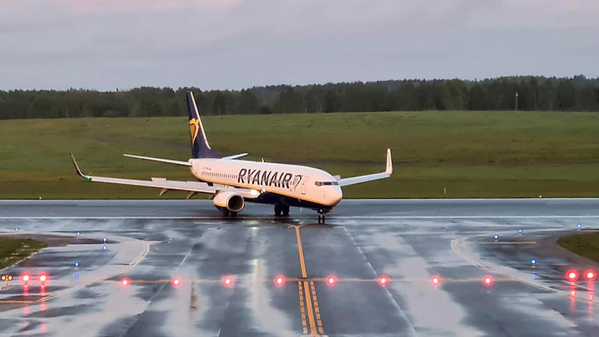 Belarus' government has been accused of deceiving and forcing the crew of a RyanAir flight carrying a dissident journalist to turn back and land in Minsk. (Reuters file photo)