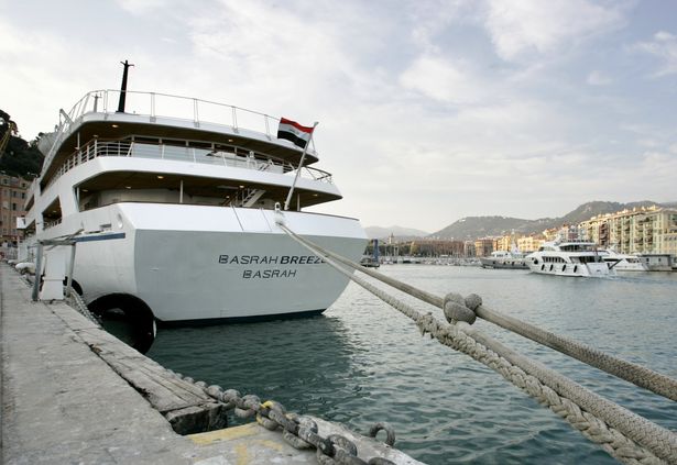 The Basrah Breeze, pictured in 2008, when it was moored in Nice in southern France (AFP/File Photo)