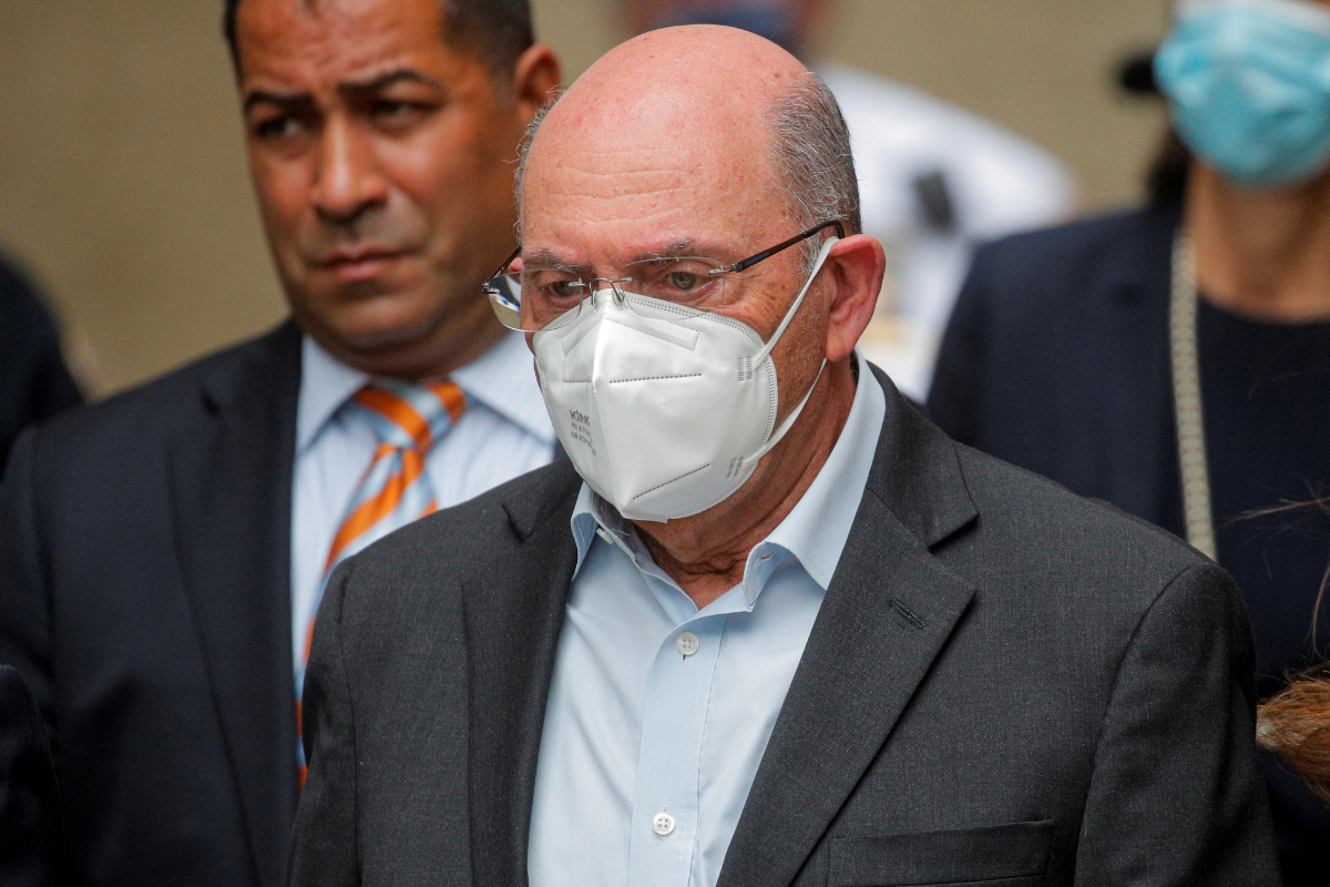 Trump Organization CFO Allen Weisselberg exits after his arraignment hearing in New York State Supreme Court on July 1, 2021. (REUTERS/Eduardo Munoz)