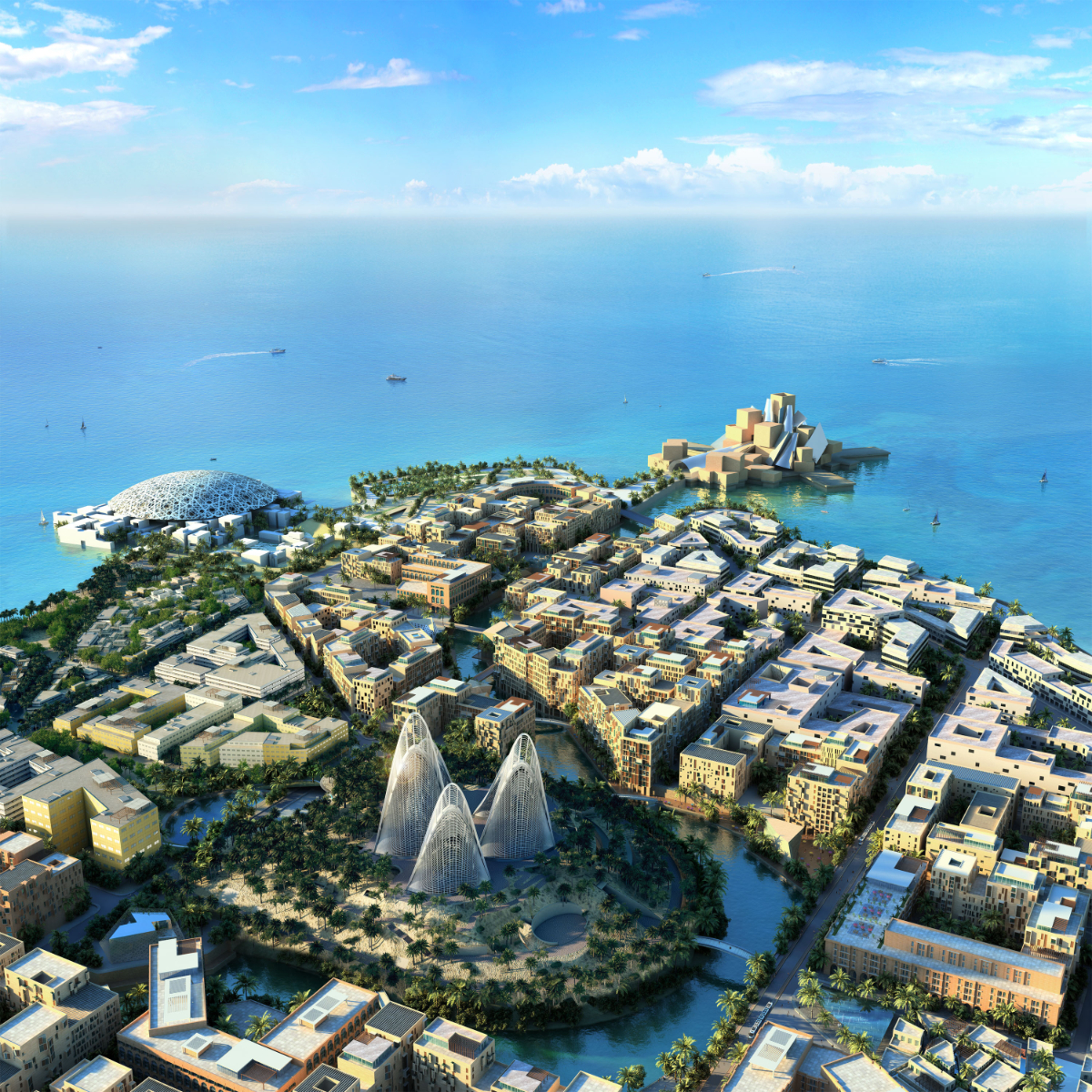 Saadiyat Cultural District in Abu Dhabi. (Supplied)