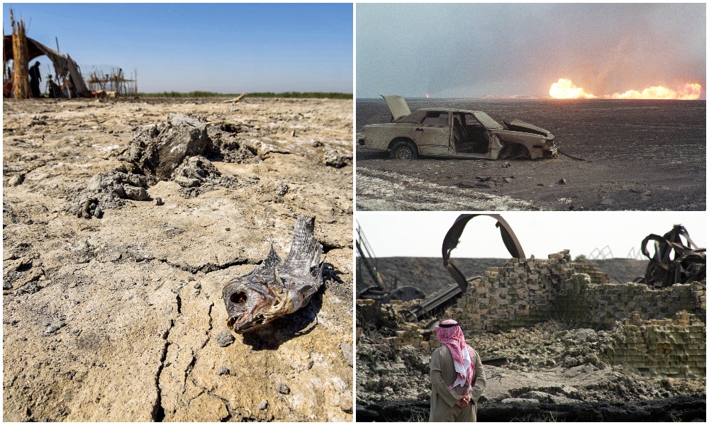 Even after the passage of some 30 years, Saudi Arabia’s environment continues to suffer the effects of the Iraqi invasion and occupation of neighboring Kuwait. (AFP/File Photos)