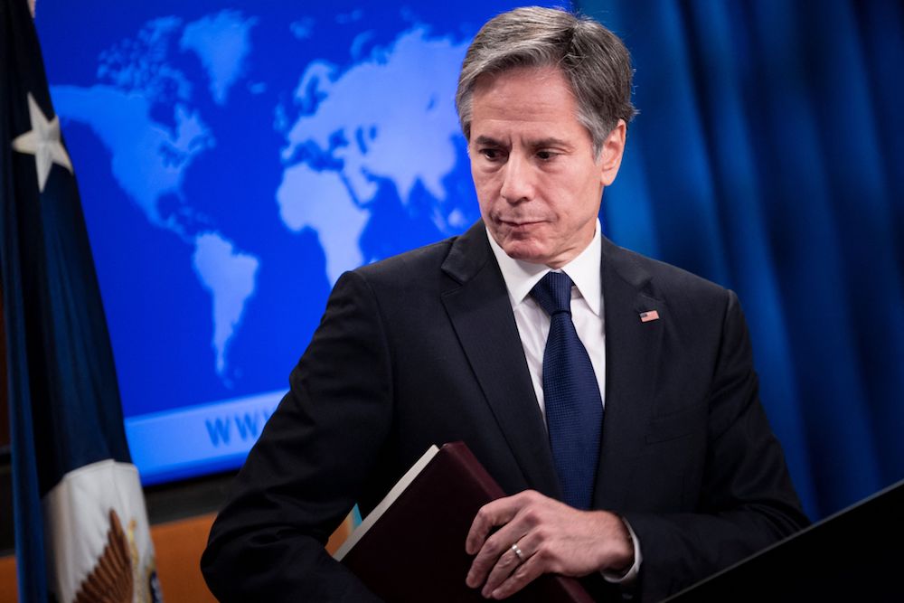 US Secretary of State Antony Blinken on Monday renewed his vow of a "collective response" to Iran, which had warned adversaries against reprisals after Tehran was blamed for an attack on an Israeli-linked tanker. (AFP)