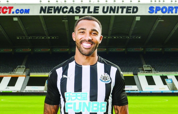 Newcastle United's Callum Wilson. (Supplied)