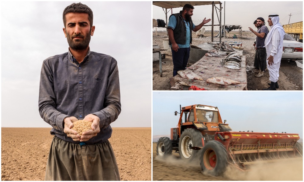 All along the banks of the once mighty Tigris River, farmers and fishermen have seen their livelihoods evaporate in recent years. (AN Photos/Kareem Botane)