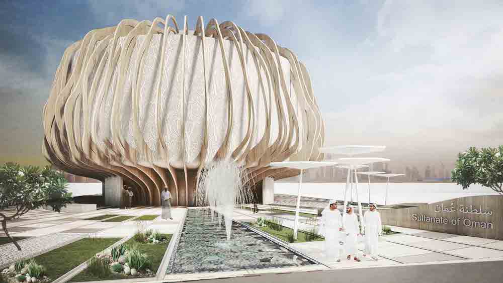 The Omani pavilion, located in the Mobility District, pays homage to the precious substance frankincense. (Supplied)