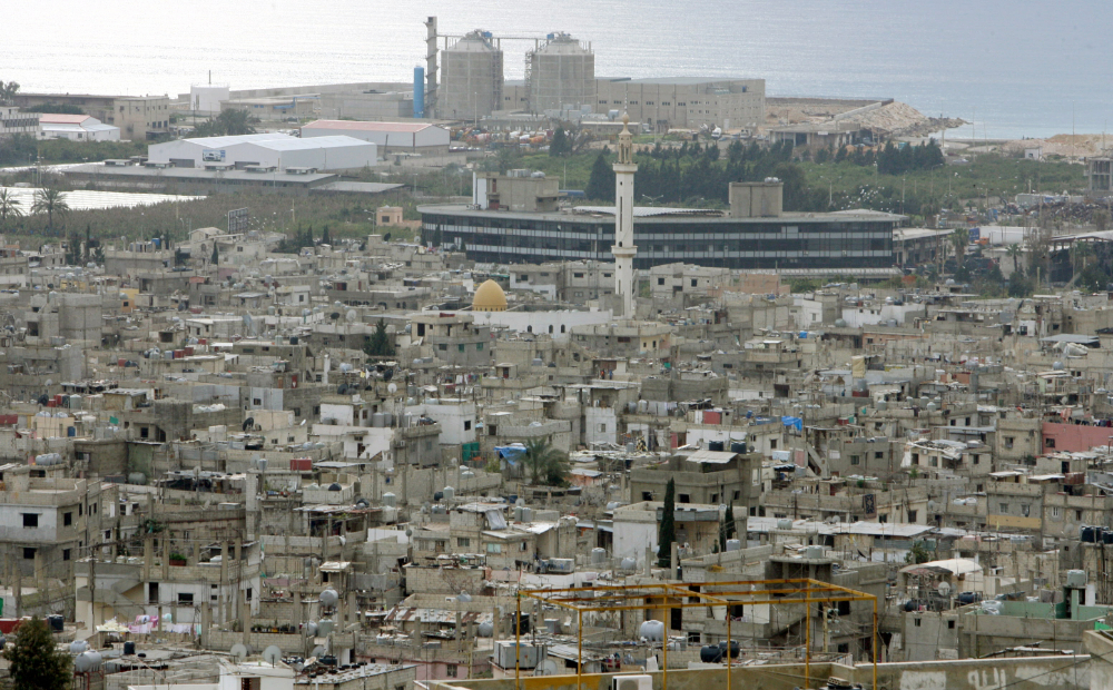 A picture shows Ein El-Helweh Palestinian refugee camp near the southern Lebanese port city of Sidon. (AFP file photo) 