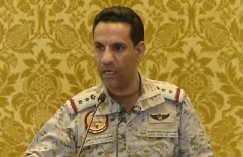 Yemen coalition spokesman Brig. Gen. Turki Al-Maliki speaks at a press conference. (File/Wikipedia)