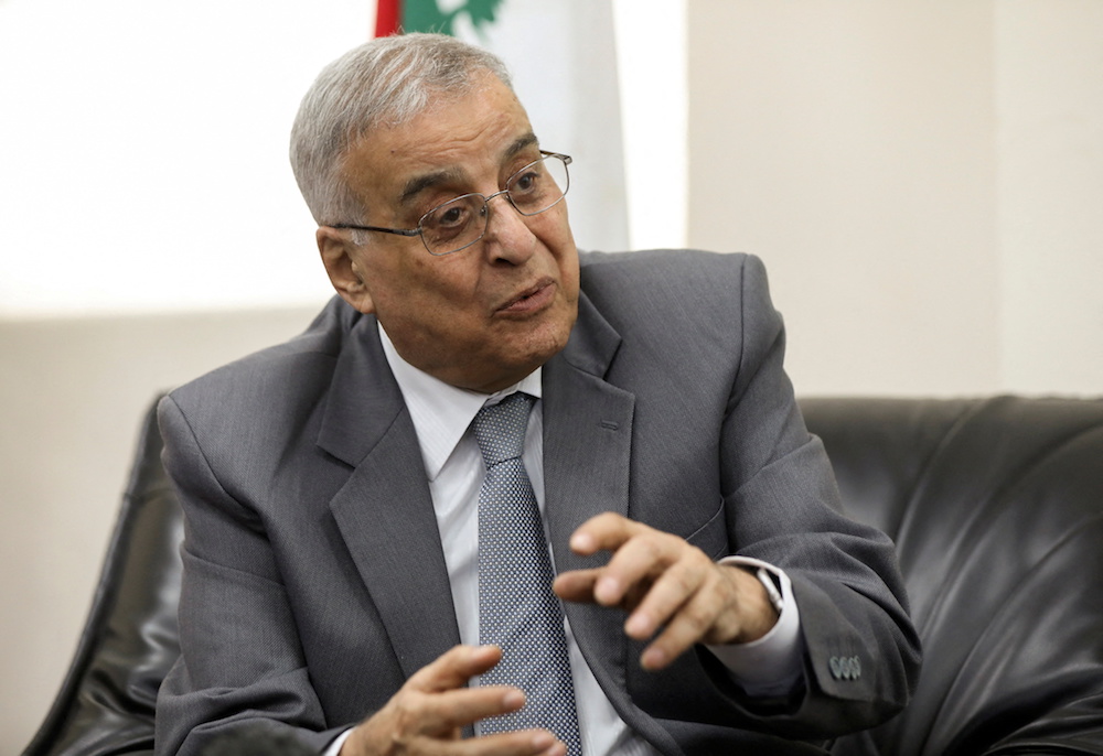 Lebanese Foreign Minister Abdallah Bou Habib. (Reuters/File Photo)