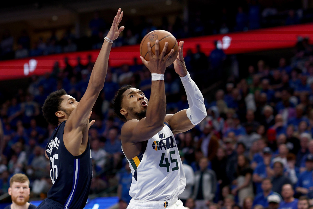 Minnesota Timberwolves forward Anthony Edwards shoots against Memphis Grizzlies guard Desmond Bane during Game 1 of a first-round NBA basketball playoff series on April 16, 2022, in Memphis. (AP Photo/Brandon Dill)