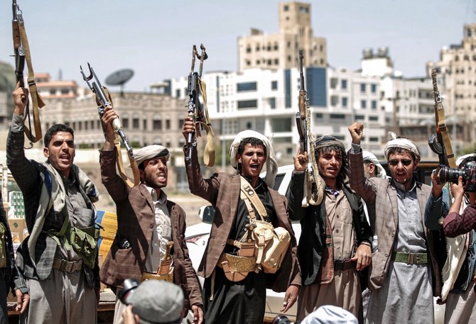 The Houthis are holding two Yemeni employees of UN agencies without charge in Sanaa. (AFP/File Photo)