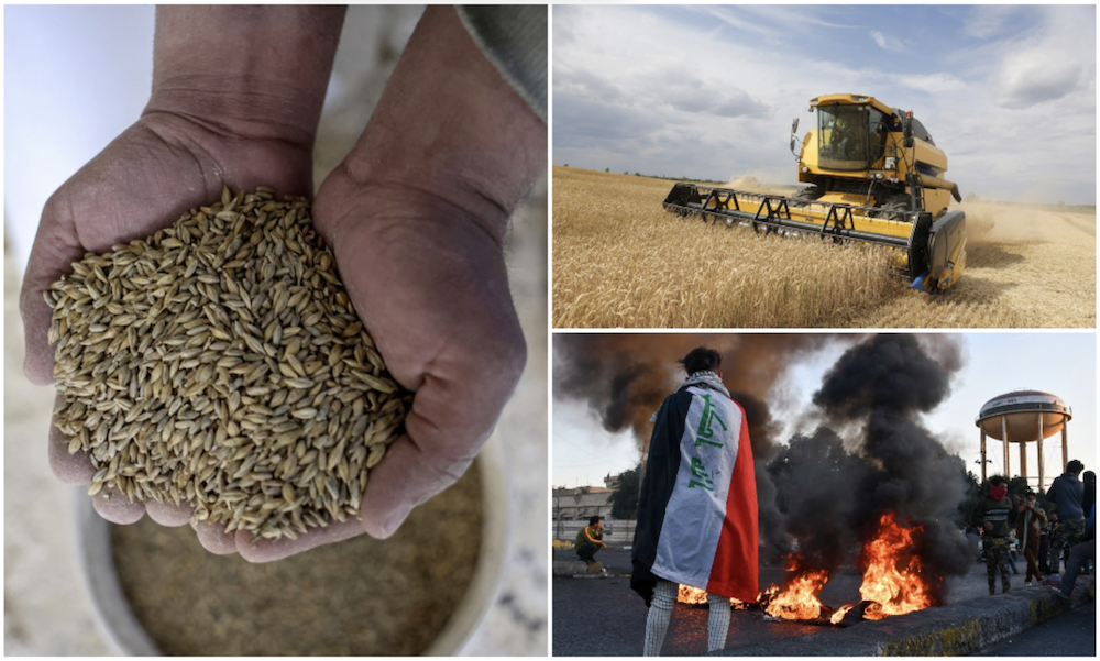 Shockwaves from the conflict are affecting millions of Arabs, faced with rising costs of basic foodstuffs heavily imported from Russia and Ukraine, and could lead to protests in countries like Iraq. (AFP)