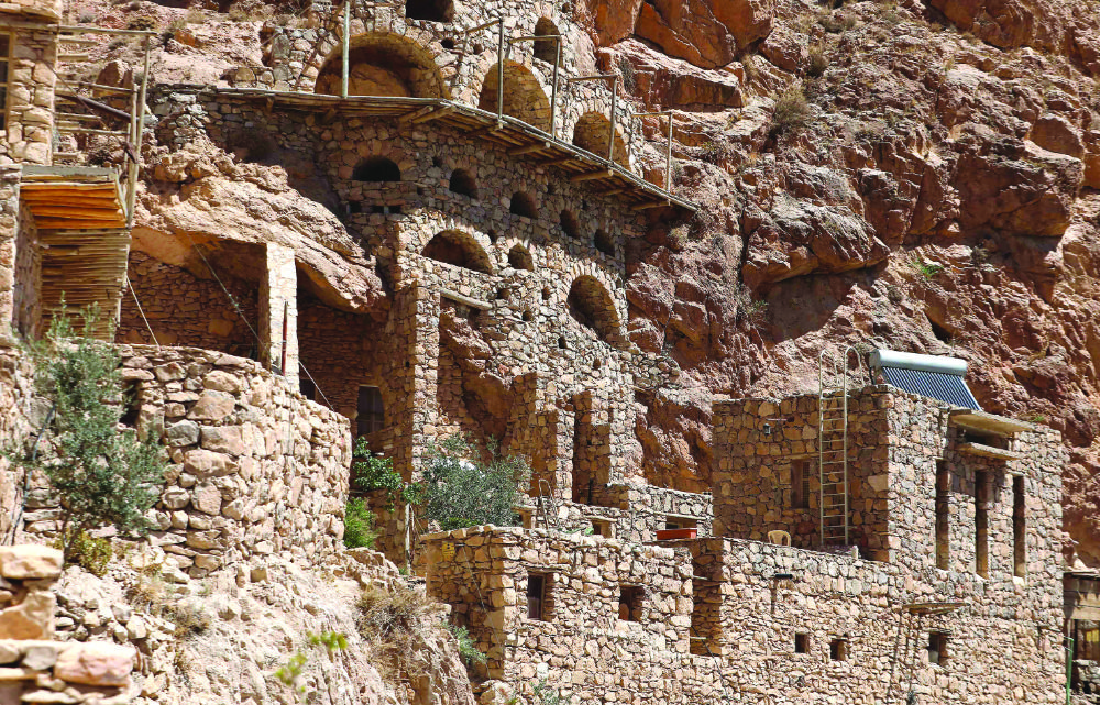 In 2010, 30,000 people visited St. Moses the Ethiopian, a 7th century monastery perched atop a rocky hill about 100 km north of Damascus. (AFP)