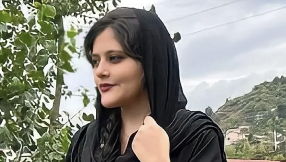 Mahsa Amini died Sept. 16 after falling into a coma following her detention by Iran’s morality police enforcing Iran’s strict hijab rules. (Screenshot/Twitter)