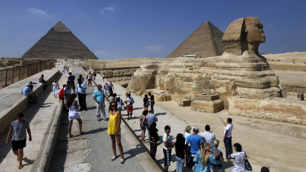 Tourists know Egypt’s holiday seasons so that leads to an increase in visitors from abroad during October. (Reuters/File Photo)