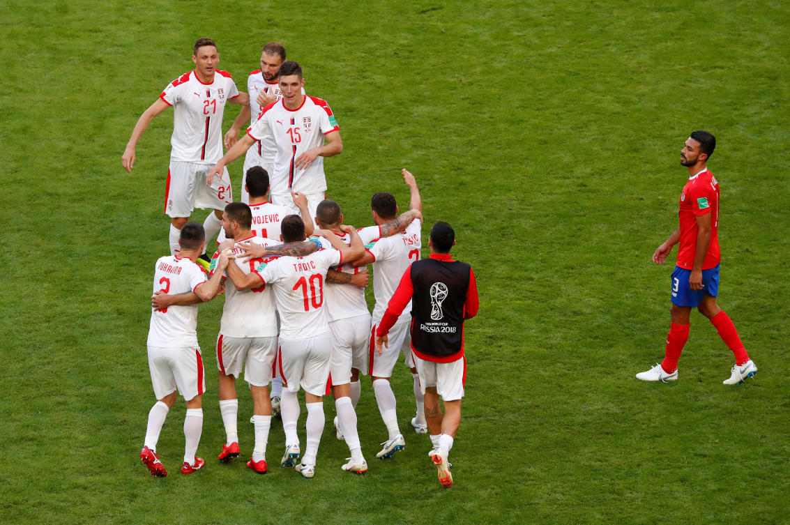 Aleksandar Kolarov Scores Wonder Goal From Free Kick As Serbia Beat Costa Rica Arab News