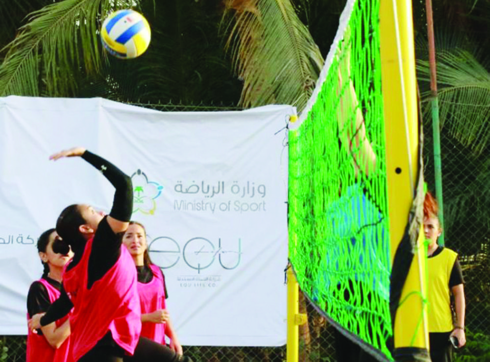 Jogadoras de vôlei sauditas empolgadas com futuro no esporte