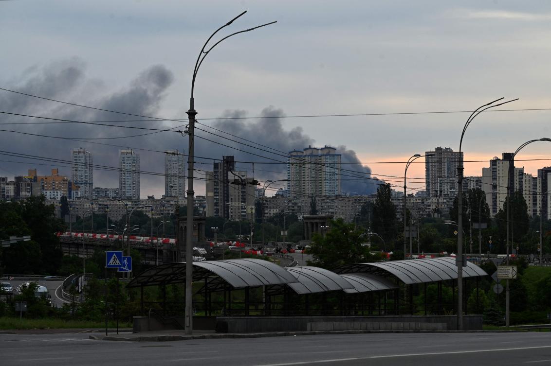 Russia Strikes Kyiv For First Time In Weeks As Battle Rages In East ...