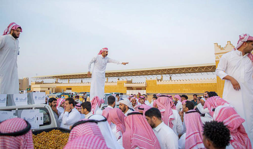 يقام مهرجان التمور في بريدة بالمملكة العربية السعودية