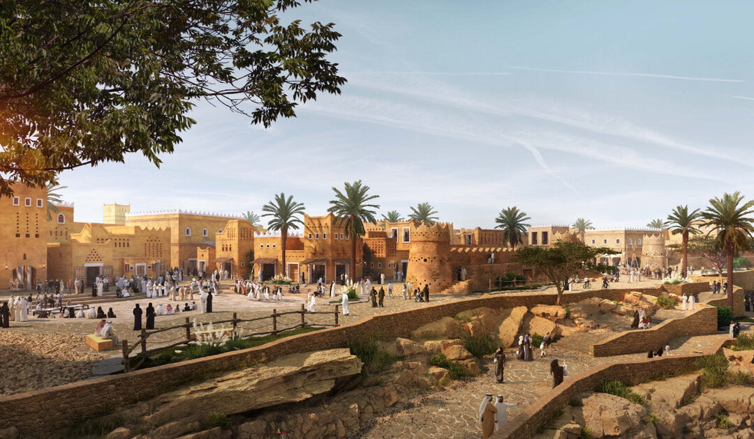 Diriyah Gate Cultural District. (Supplied)