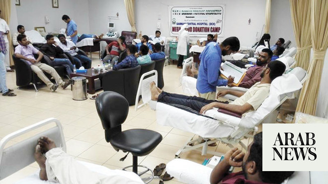 Expats donate 116 pints of blood for patients in EP | Arab News