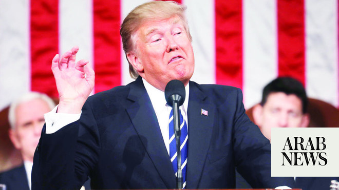 Trump Pledges $1 Trillion To Rebuild Infrastructure | Arab News