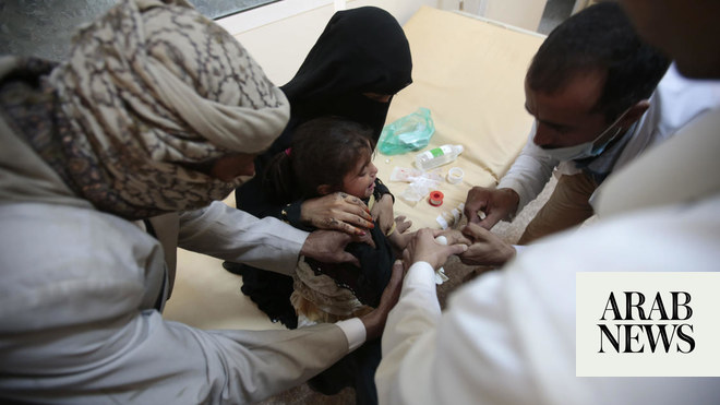 Yemens Cholera Epidemic Hits 600000 Arab News