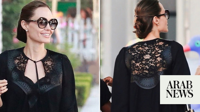 Angelina Jolie wears Elie Saab kaftan while shopping in LA