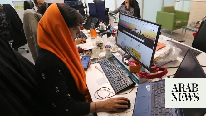 Iran state broadcaster keeps internet slow by withholding needed frequency  bands | Arab News