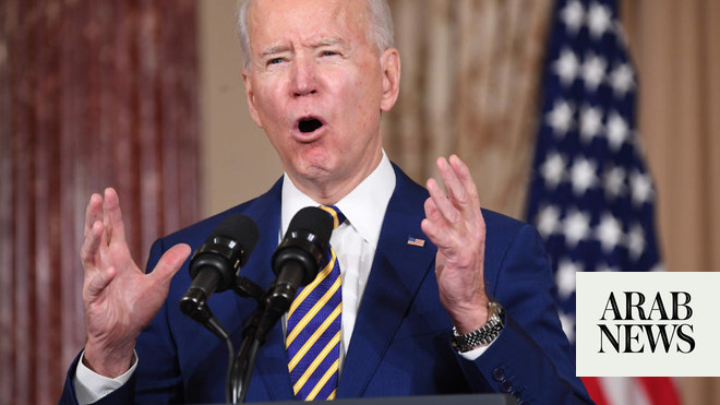 Biden Strikes Tough Tone On Russia In Diplomatic Push | Arab News