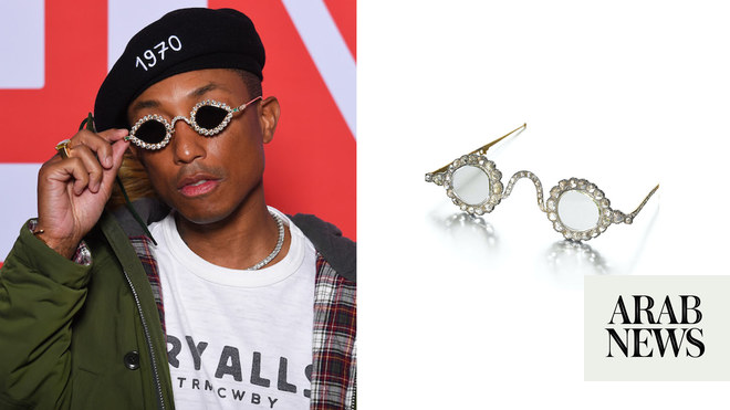 Pharrell wears Tiffany's embellished sunglasses. It's a copy of Mughal  India emerald spectacles, says Internet - India Today