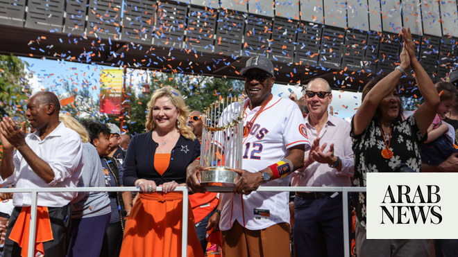 Fans Celebrate Houston Astros’ World Series Win With Parade | Arab News